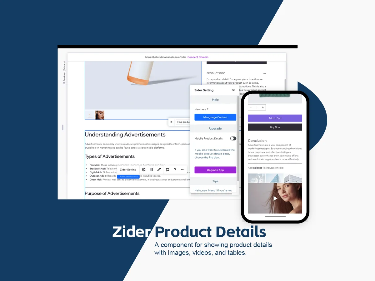 Wix 应用推荐 ｜ 如何搭建Wix 商城商品详情页？让产品详情页更丰富